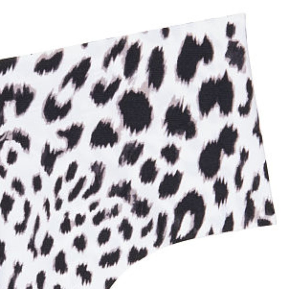 Midi Thong XS No Show NWT VS White Leopard - Picture 13 of 15